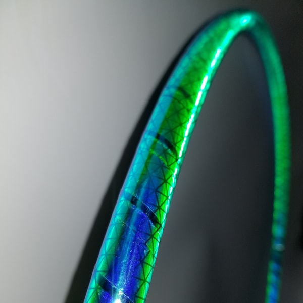 Tropical Fusion Reflective Color Morph Taped Hoop