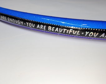 Affirmations Coinflip Reflective Taped Hoop