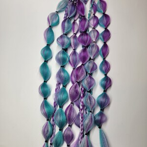 Mermaid Festival Braid Tie In&#39;s / Concert Hair / Rave Hair