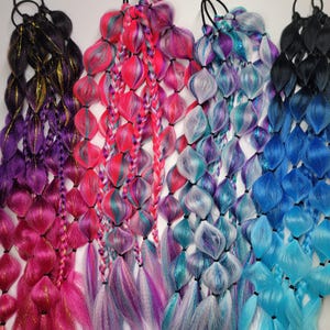 Festival Braid Tie In&#39;s / Concert Hair / Rave Hair