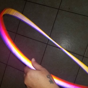 Galactic Flower Power Specialty Reflective Taped Hoop