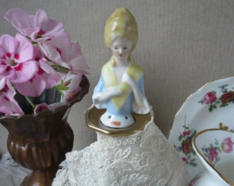 Half Doll figurine, antique, porcelain, Germany