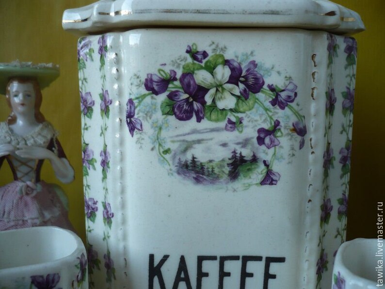 Coffee cans, porcelain, Vintage, Antique zdjęcie 3