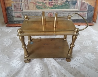 Spielzeug Servierwagen aus Messing. Vintage aus Österreich.