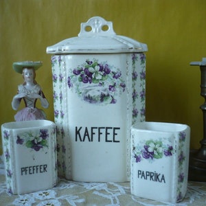 Coffee cans, porcelain, Vintage, Antique