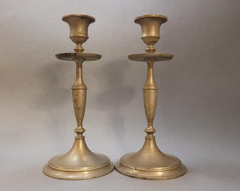 Antique Brass Candlestick in Victorian Style – Vintage Home Decor
