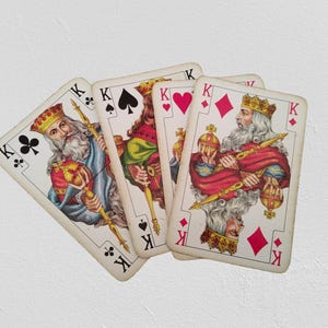 Vintage Piatnik-speelkaarten uit de jaren 90 – twee sets met originele verpakking