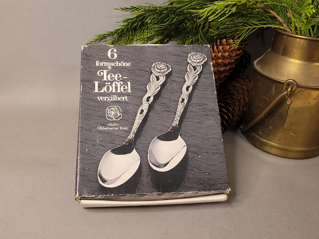 ANTIKO(ドイツ) ヒルデスハイムローズ ティースプーン 6本 ANTIKO(ドイツ) ヒルデスハイムローズ ティースプーン 6本