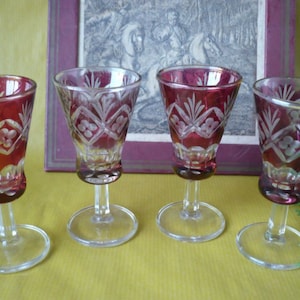 Lafitnik shot glasses, Czech Republic