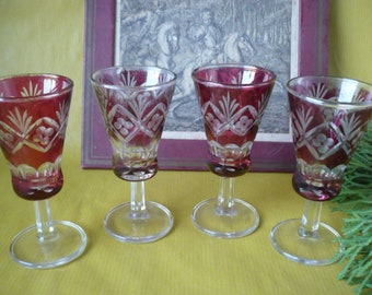 Lafitnik shot glasses, Czech Republic