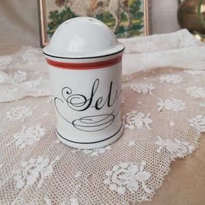 French porcelain salt shaker. Vintage