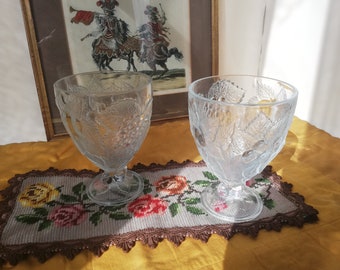 Set of two thick-walled drinking glasses from the company Şişecam.