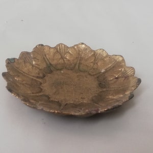 Vintage Handmade Brass Bowl, 50 Years Old, Decorative and Versatile