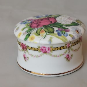 Casket, Vintage, Porcelain, England