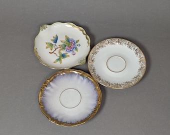 Vintage porseleinen schotels Herend Hungary Winterling Jaeger Bavaria Set Optie