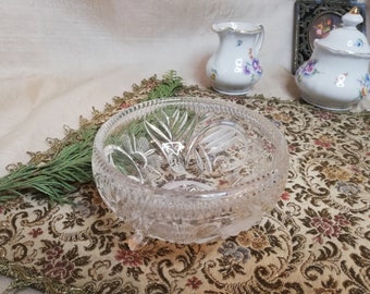 Decorative glass bowl for confectionery or as a decoration for your home. Vintage Austria