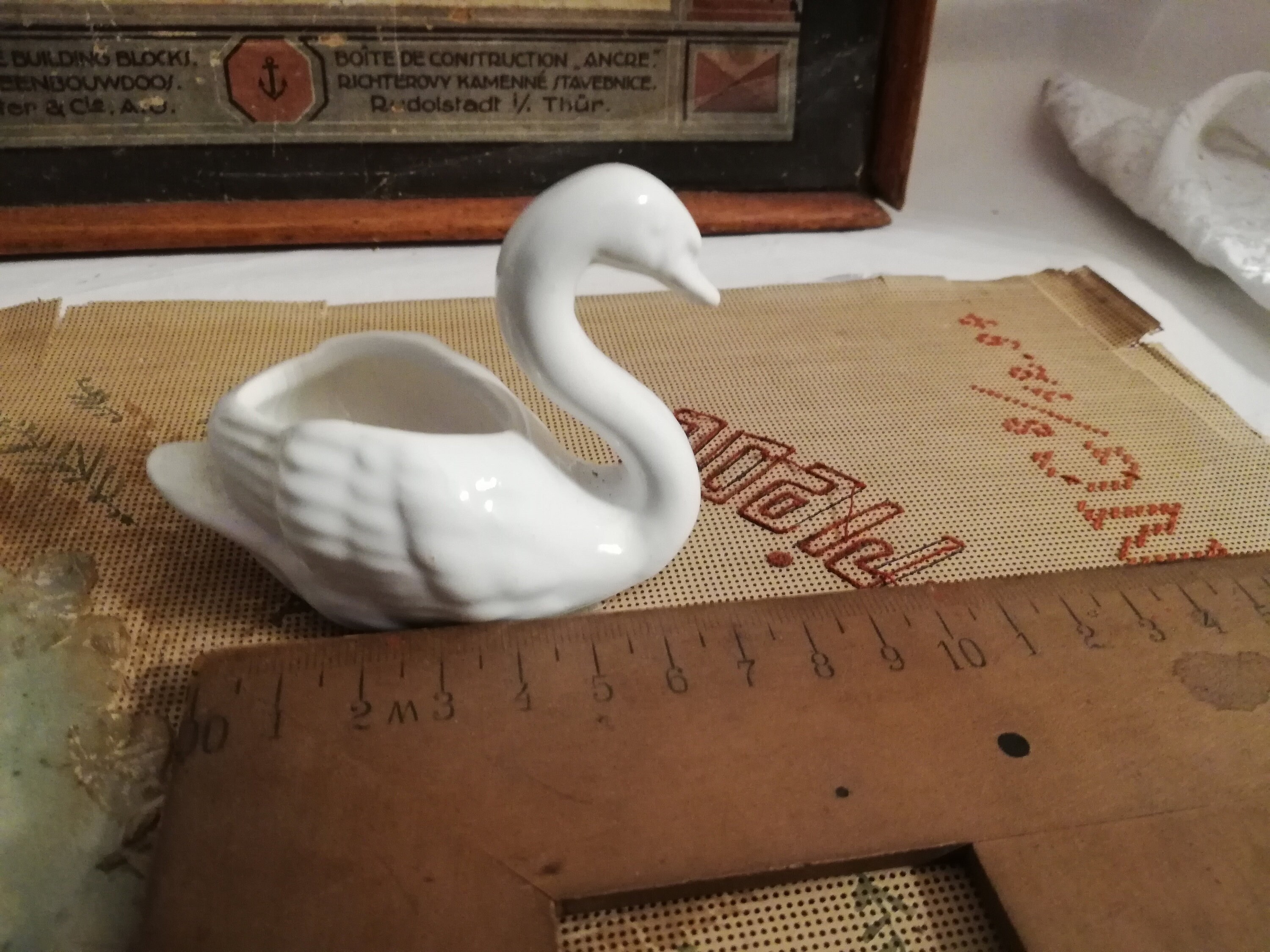 Mini Swan Made of Porcelain, Austria, Vintage - Etsy