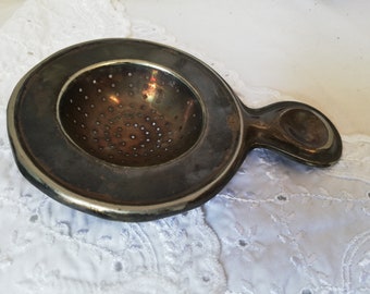 Antique tea strainer from Austria, vintage