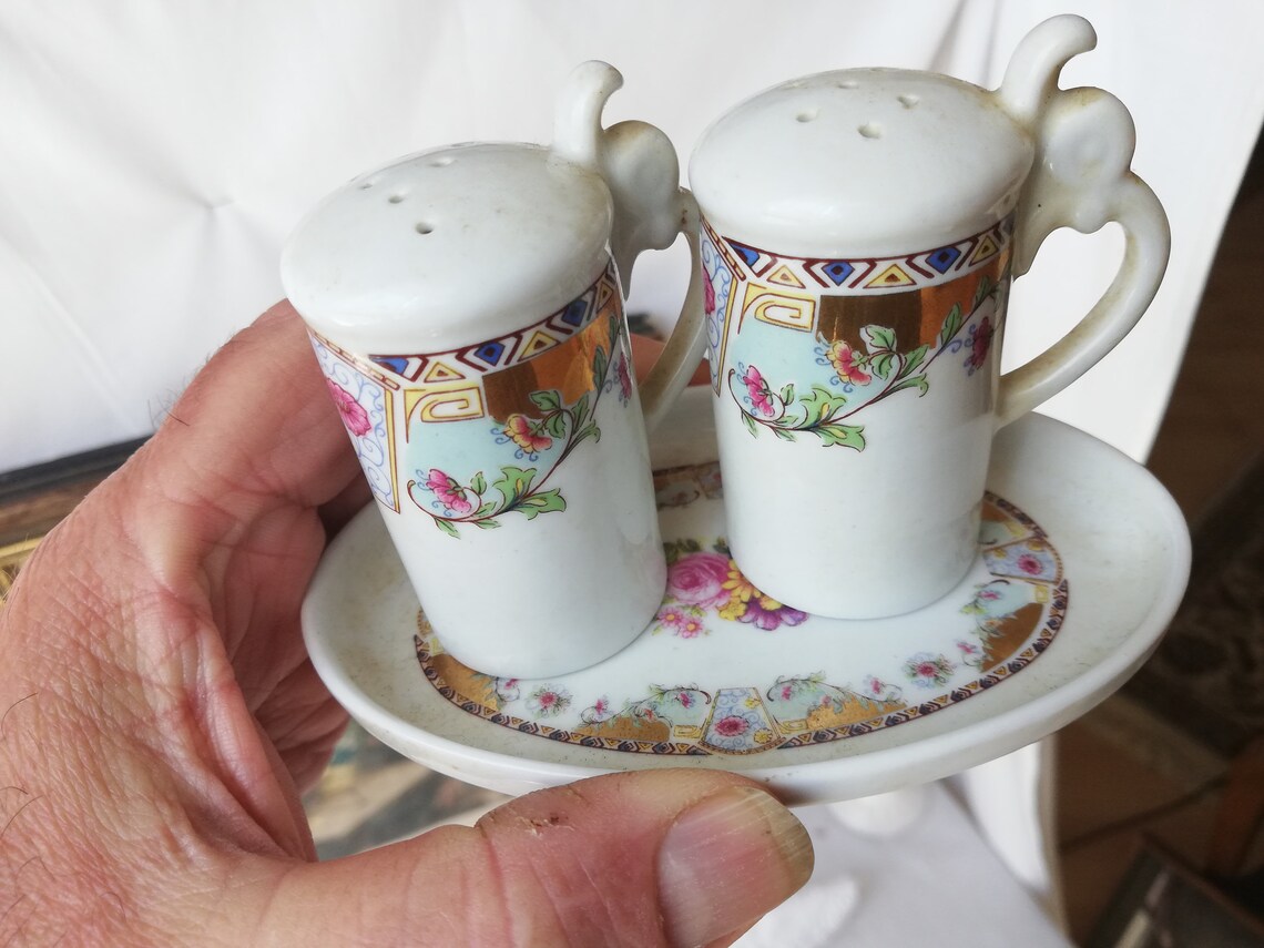 Salt and Pepper Shakers Set by Limoges Vintage From France Etsy
