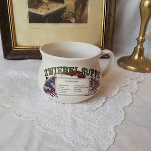 Soup cup for onion soup, vintage from Germany