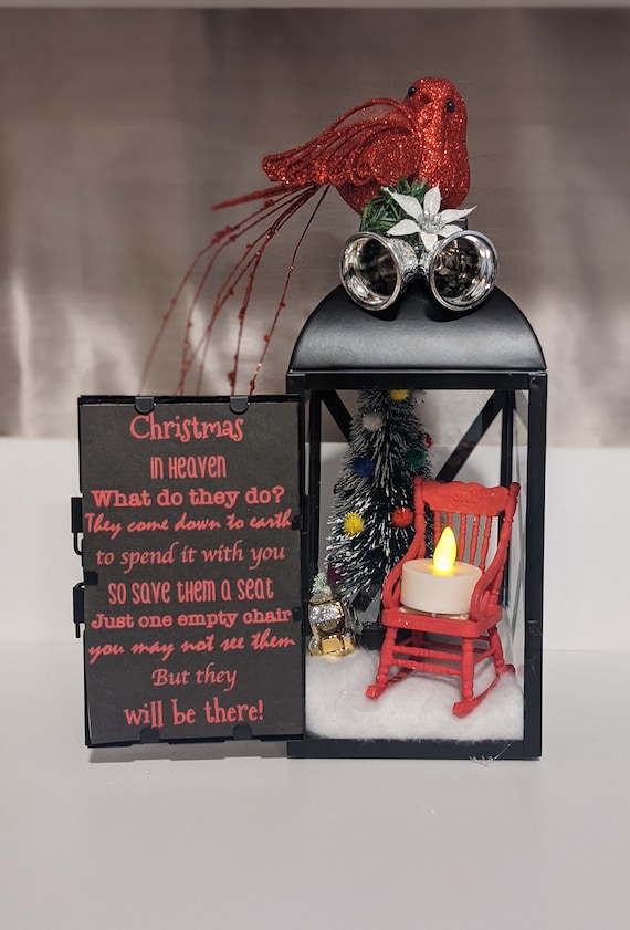 Christmas in Heaven Lantern Etsy