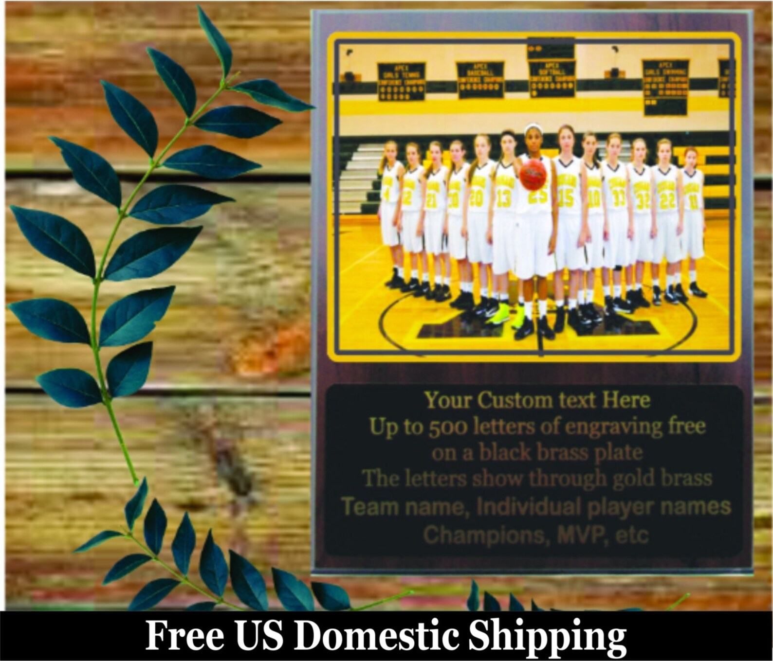 Custom Engraved Award Plaque Personalized Plaque Engraved Etsy