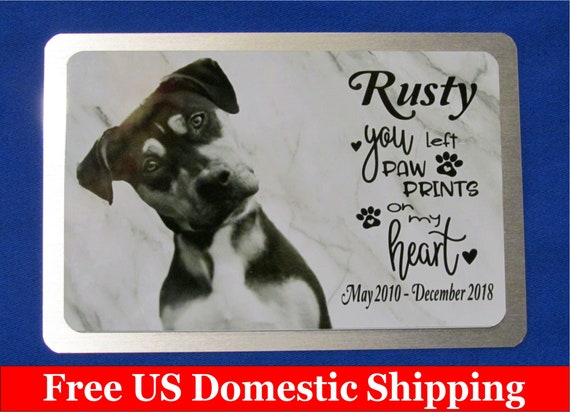 Pet Memorial Personalised engraved commemorative plaque Dog Cat Horse Pet Memorial Personalised engraved commemorative plaque Dog Cat Horse