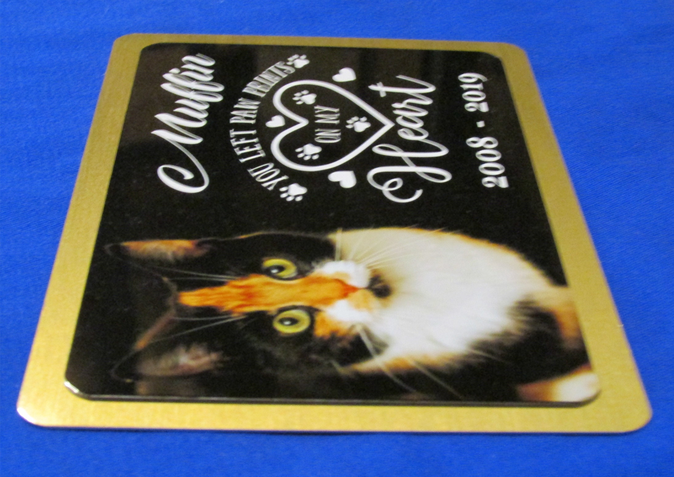 Pet Memorial Plaque Pet Memorial Engraved Plate Etsy