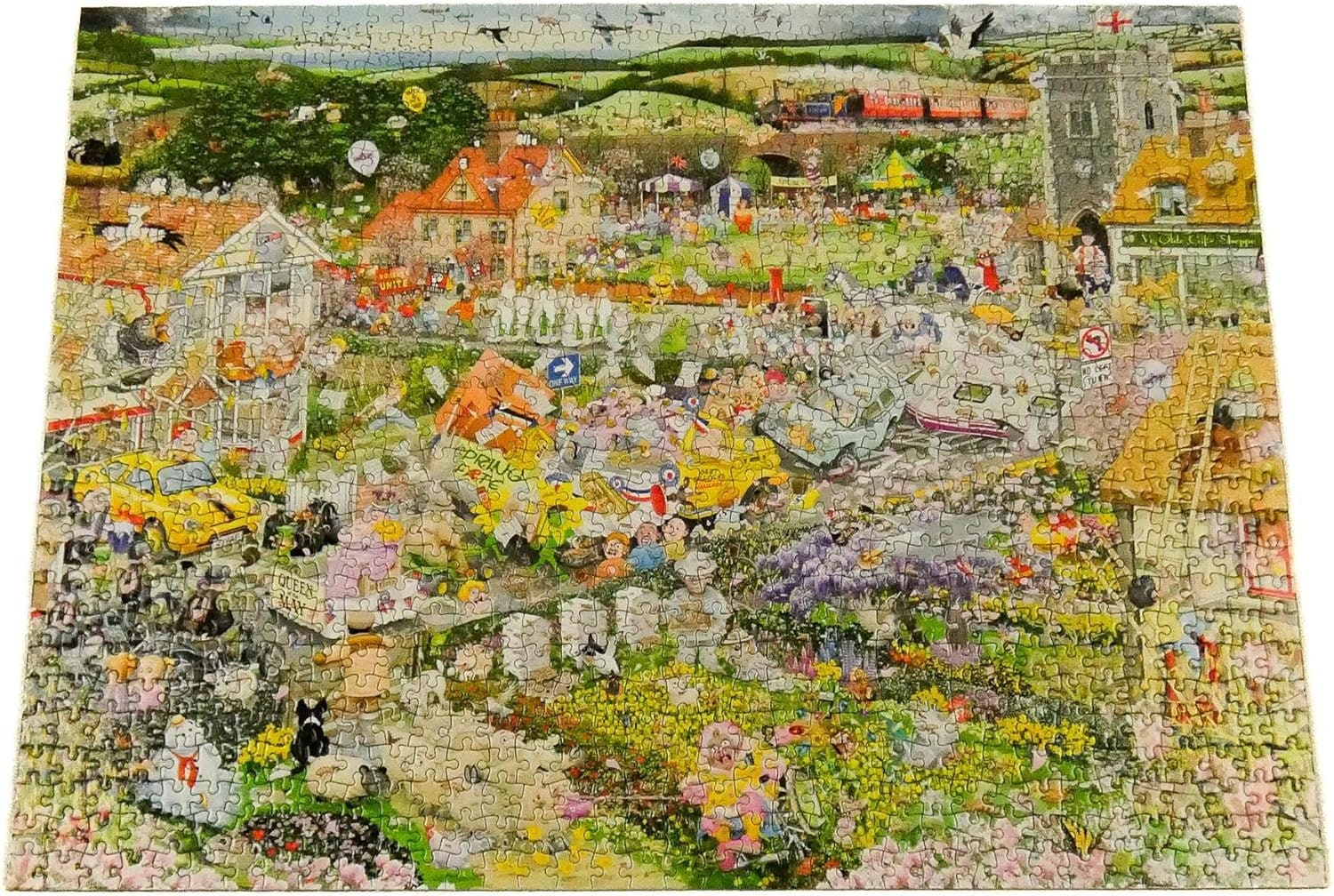 Mike Jupp Jigsaw Puzzles I Love Spring 1000 Piece Jigsaw Puzzle for Adults Made in Britain 66cm