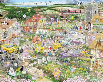 Mike Jupp Jigsaw Puzzles - I Love Spring - 1000 Piece Jigsaw Puzzle For Adults | Made In Britain | 66cm X 50cm