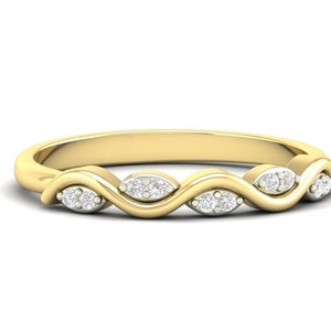 Diamond eternity wedding ring diamond gold half eternity wedding ring for her natural diamond wedding band for women genuine diamond band