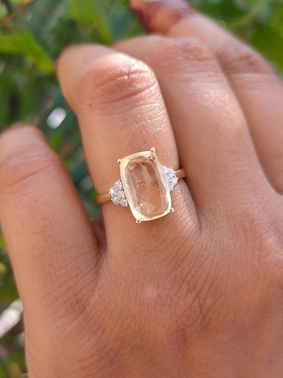 Carat Ceylon Yellow Sapphire Gold Ring – Natural Sri Lanka