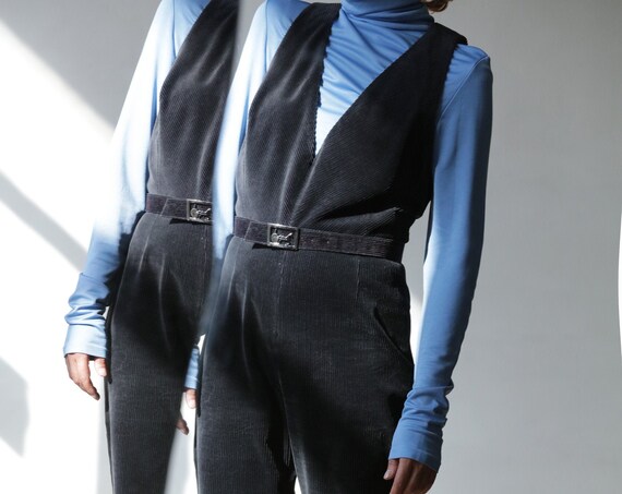 celine leather jumpsuit