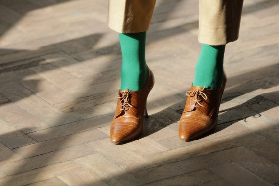 Celine vintage lace up shoes