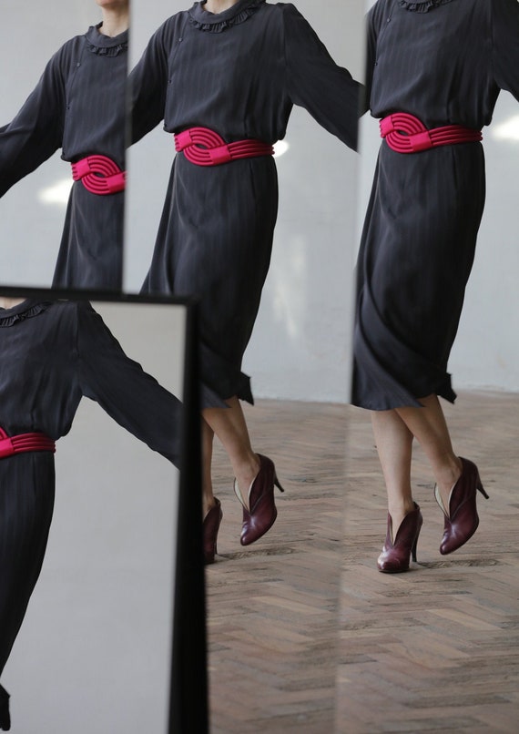 Vintage 80s silk dress