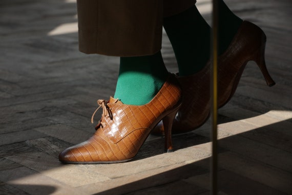 Celine vintage lace up shoes