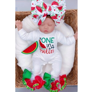 Vintage watermelon dress baby 2025