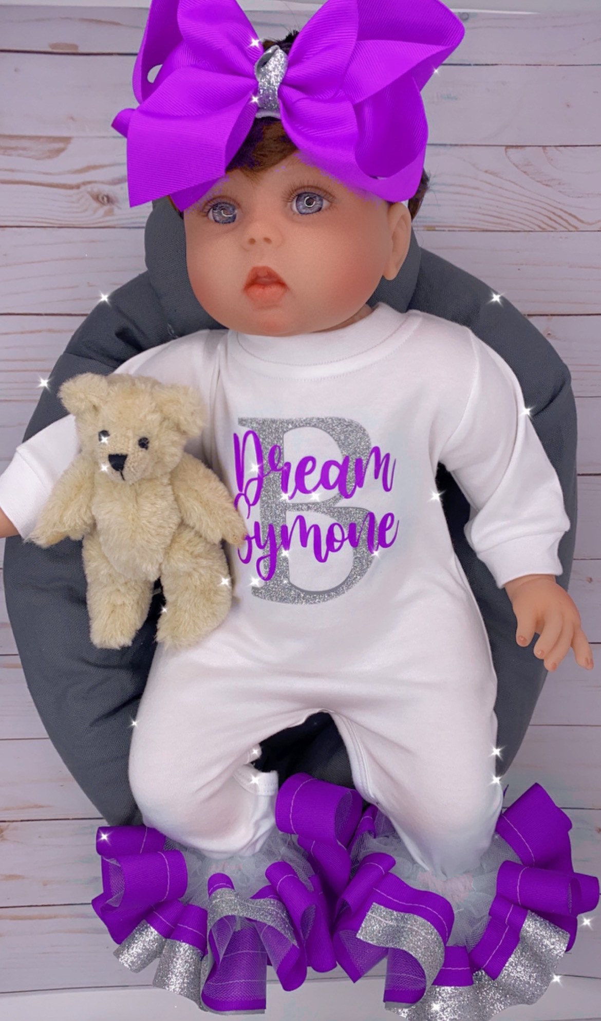 Baby Girl Outfit Coming Home Outfit Custom Handmade Etsy