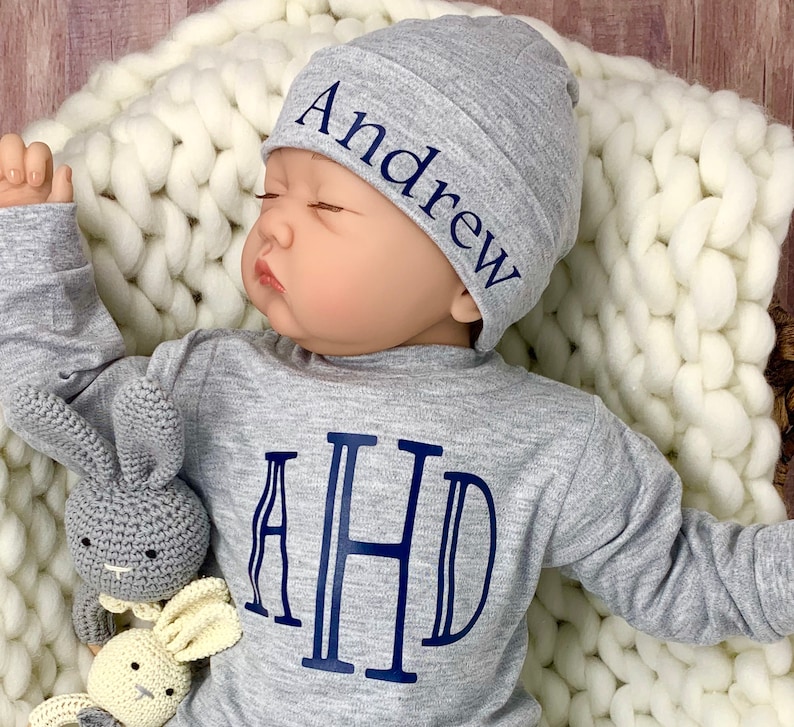 Baby Boy Outfit Coming Home Outfit Custom Handmade Etsy