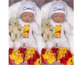 Baby Girl Outfit, Coming Home Outfit, Winnie the Pooh Inspired