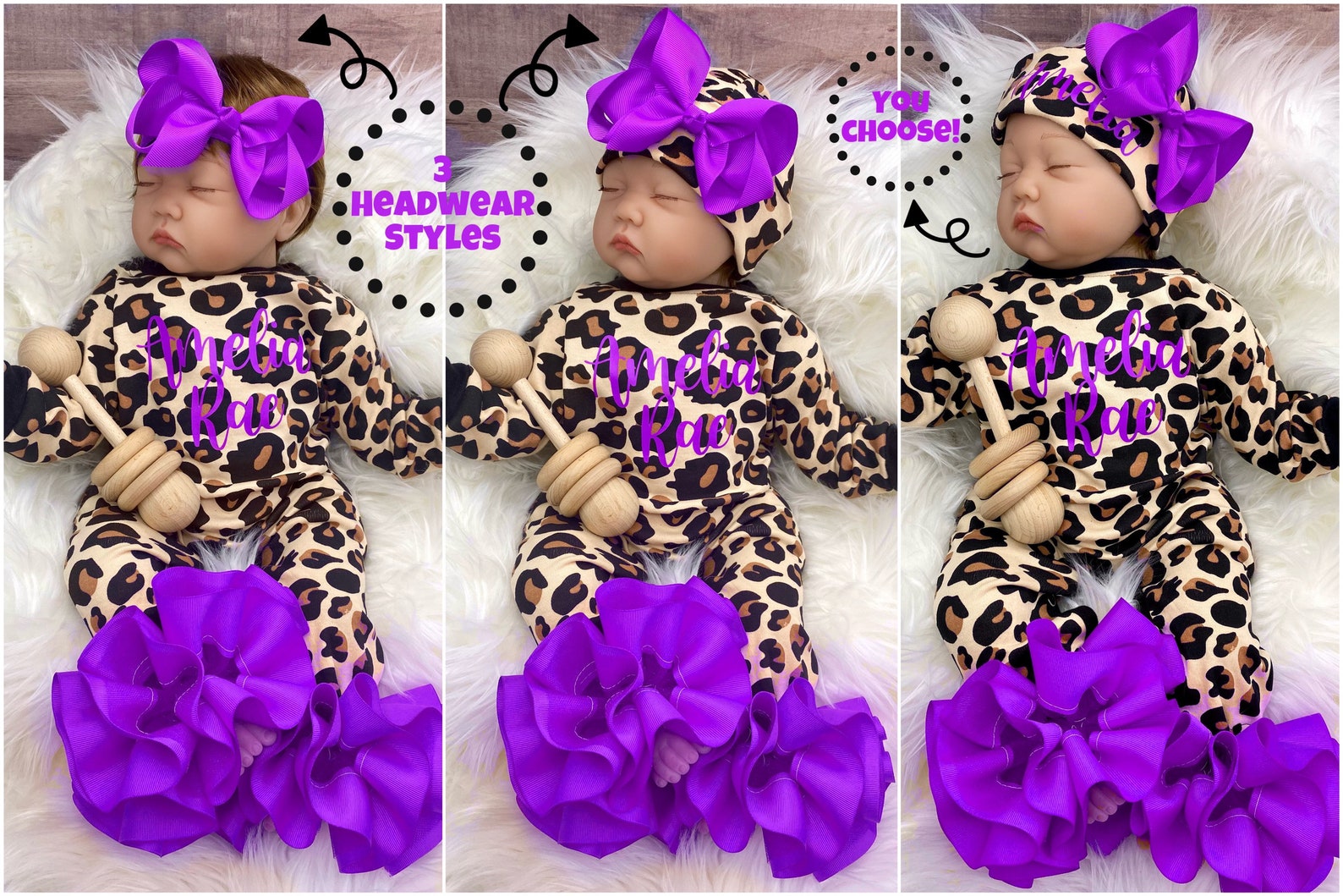 Baby Girl Outfit Coming Home Outfit Custom Handmade Etsy