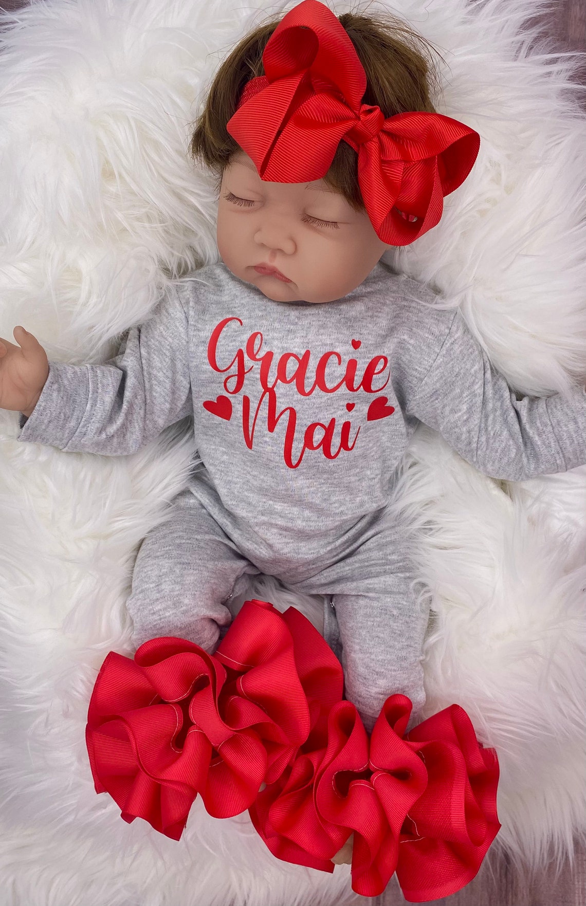 Baby Girl Outfit Coming Home Outfit Custom Handmade Etsy