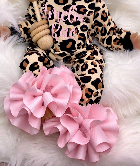 Leopard baby girl outfits best sale