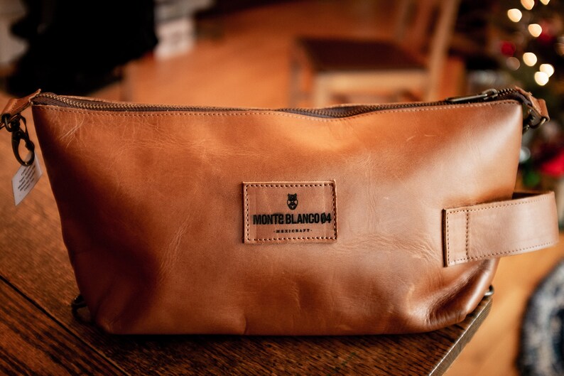 Leather Toiletry Bag Dopp Kit Mens - Leather Shaving Kit Bag Leather Toiletry Bag Dopp Kit Mens - Leather Shaving Kit Bag