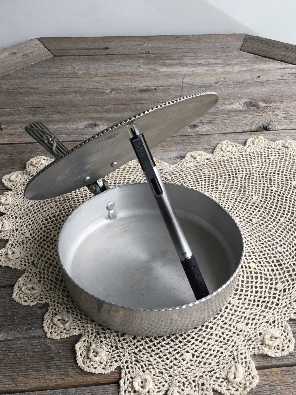 Antique Aluminum Crumb Tray Vintage Collectable B26 Etsy