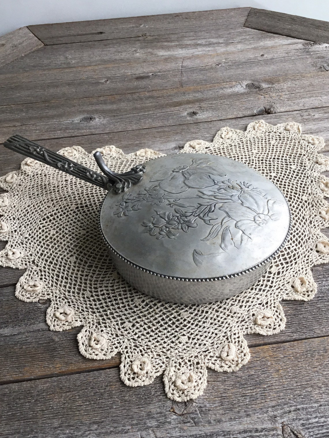 Antique Aluminum Crumb Tray Vintage Collectable B26 Etsy