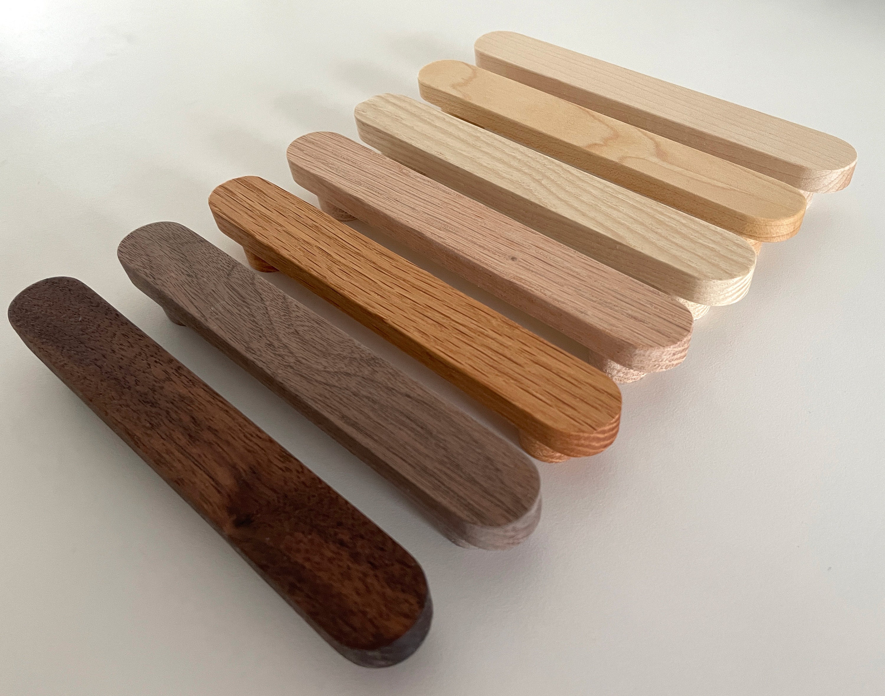 Wooden Drawer Handles Wood Handles Drawer Pull Wood Pulls Etsy