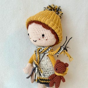 Przyjaciele - Hippolyte - Ręcznie robiony przez Omanel - wzór Lulu Compotine