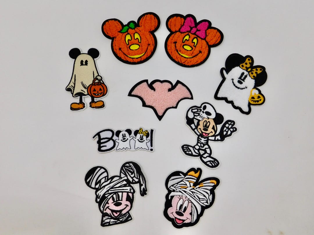 Halloween Disney Patches - Stoney Clover Lane Dupe - 3m Stick on Patch ...