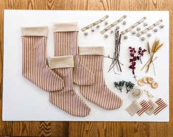 DIY Christmas Stocking Kit: Handmade Holiday Decorations